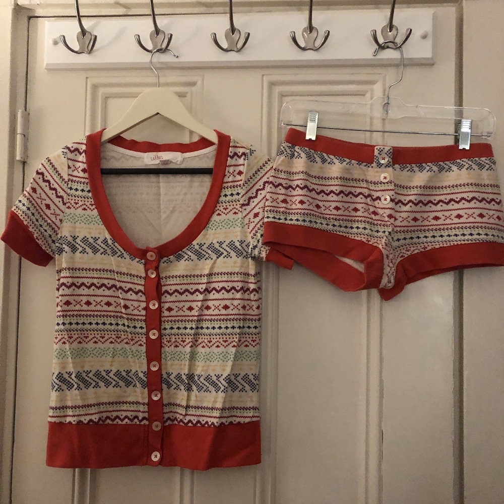 Anthropologie Pajama Set